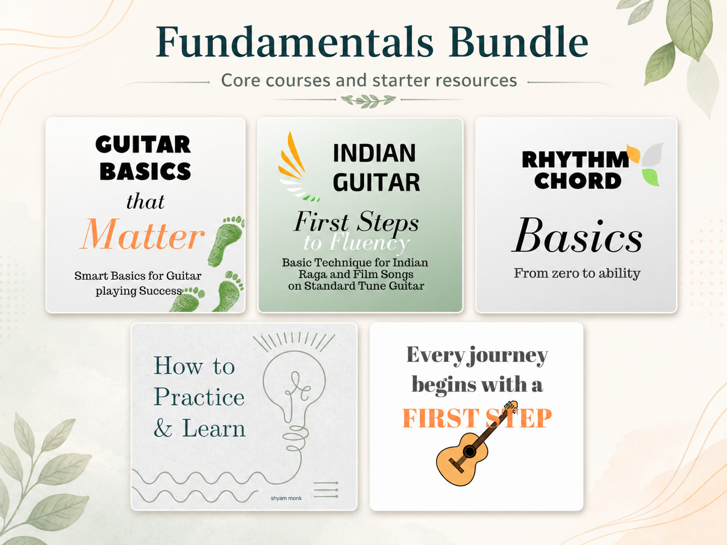Fundamentals Bundle guitar course